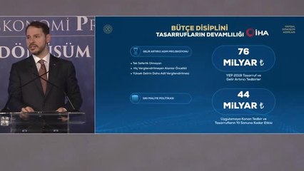 Hazine ve Maliye Bakanı Albayrak, 2019 Yapısal Dönüşüm Adımlarını Açıkladı