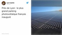 Dans le Rhône, un parking photovoltaïque fournira 8 800 personnes en énergie