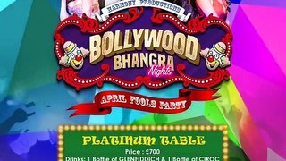 Last two tables available now at Bollywood Bhangra Nights - 