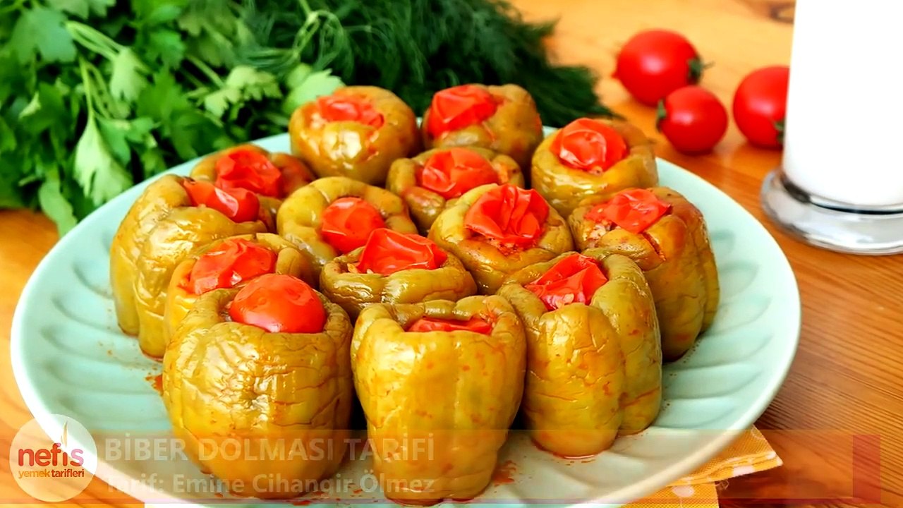 EN KOLAY Biber Dolması Nasıl Yapılır - Nefis Yemek Tarifleri