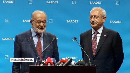 Kılıçdaroğlu & Karamollaoğlu Görüşmesi / 10 Nisan 2019 / Ortak Açıklama