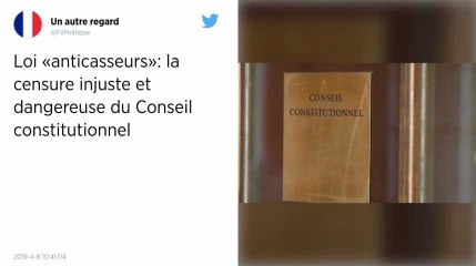 Loi anticasseurs. « Pas de deuxième délibération » au Parlement après la censure des Sages