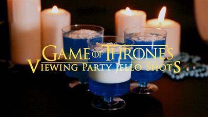 GoT Party Jello Shots: The Glowing White Walker