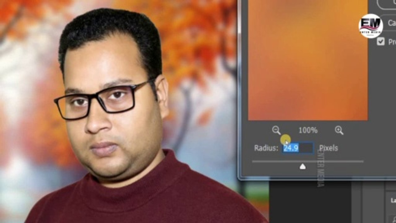 How to blur background in Photoshop | Photoshop in Nepali 2019