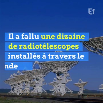 Astronomie : découvrez la toute première image d'un trou noir