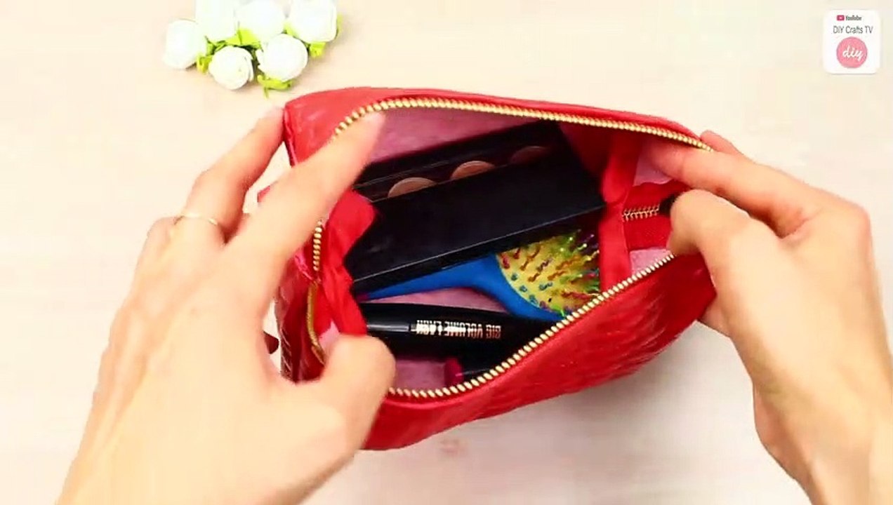 DIY ZIPPER AWESOME BAG SUPER FAST & EASY ~ Travel & Cosmetic Bag ~ Handmade Gift Idea