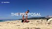 Aussie man makes surprise proposal to his girlfriend during beach 'acro-yoga'
