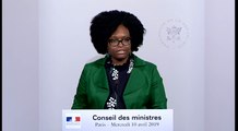 Compte rendu du Conseil des ministres du 10 avril 2019