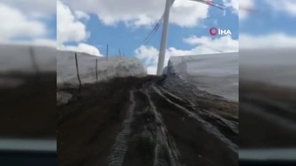 Tokat'ta Nisan Ayında Şaşırtan Manzara