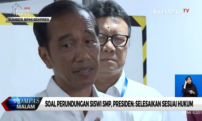 Soal Perundungan Siswi SMP, Presiden: Selesaikan Sesuai Hukum
