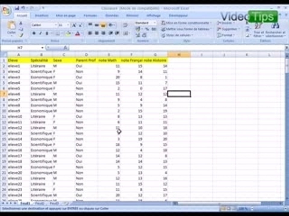 tutorial : les Tableaux Croisés Dynamiques