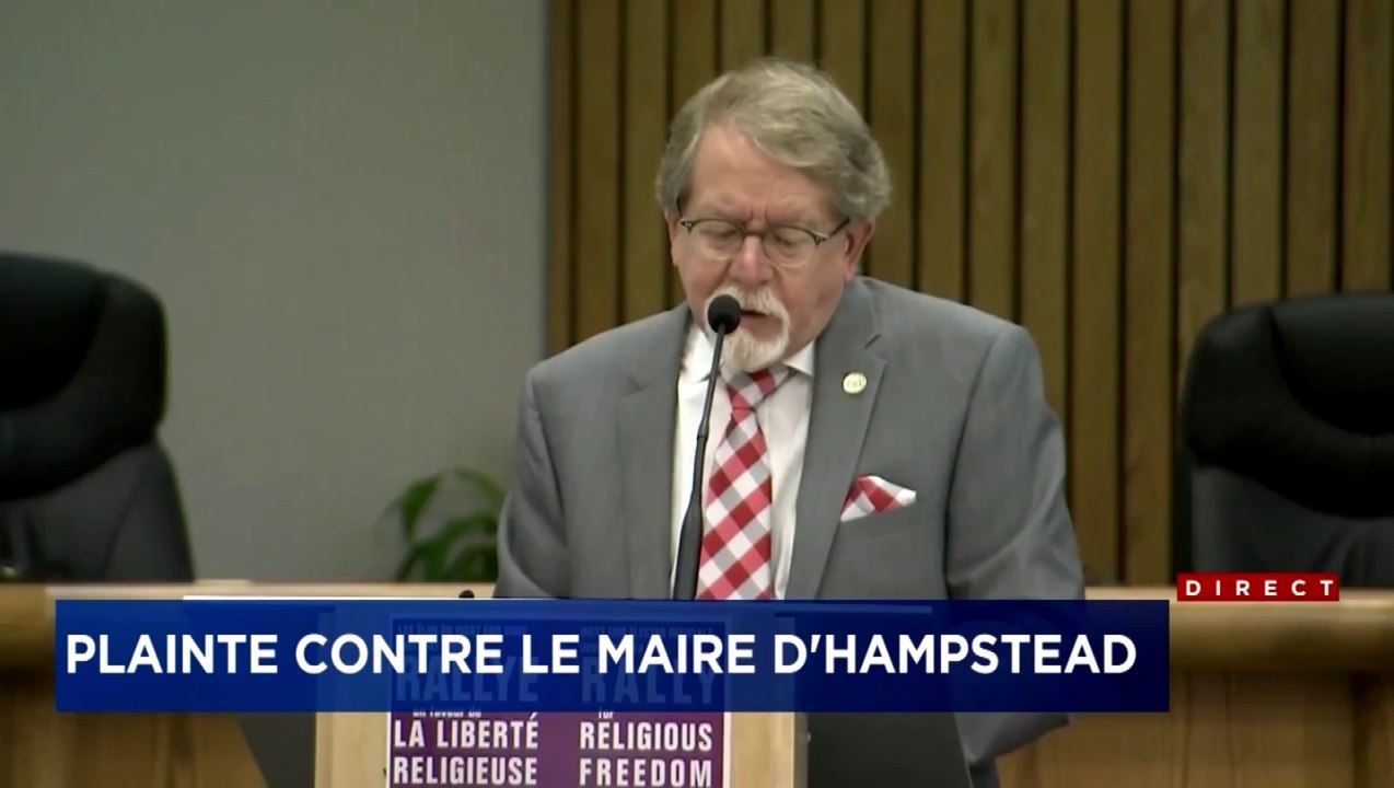 Un citoyen montréalais dépose une plainte visant le maire de Hampstead, William Steinberg, pour ses propos controversés sur le projet de loi sur la laïcité