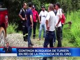Continúa búsqueda de turista en río de la provincia de El Oro
