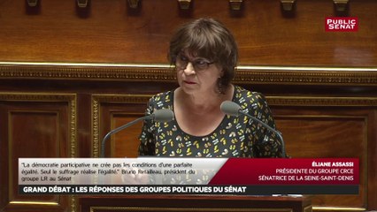 « Le piège s’est refermé sur vous : pour appliquer le programme de Macron, vous ne pouvez pas répondre aux attentes populaires » considère Éliane Assassi