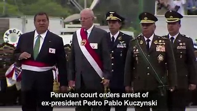 Peru ex-president Kuczynski ordered detained in graft case