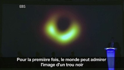 L'image d'un trou noir révélée pour la première fois à Bruxelles