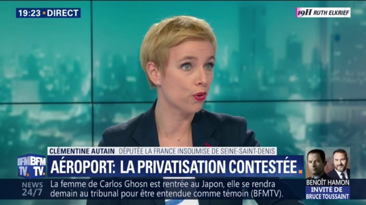 Clémentine Autin(LFI): "La privatisation d'ADP n'a aucune raison d'être, c'est une entreprise qui dégage de larges bénéfices"