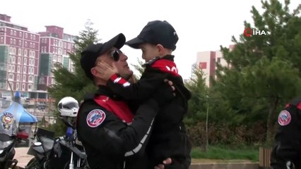 Küçük Yusuf'tan polis babaya: 'Uyumadan, sütümü içmeden gel”
