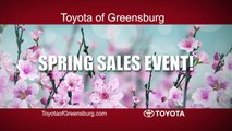 Spring Sales Event at Toyota of Greensburg | Toyota SUV Dealership Greensburg PA