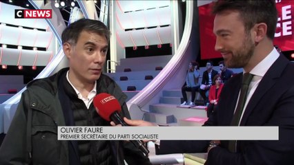 Arrivé d'Olivier Faure