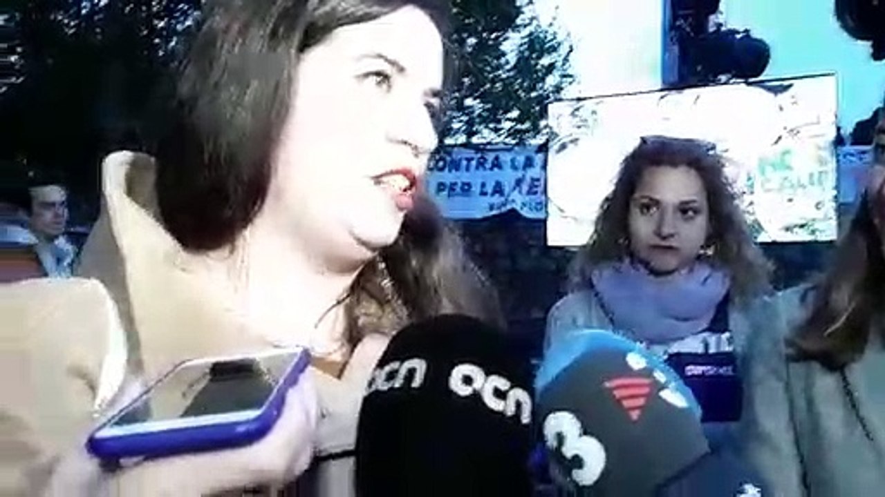 Tamara Carrasco, emocionada