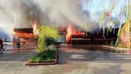 Balık restoranı alev alev yandı, 3 Milyon TL hasar oluştu