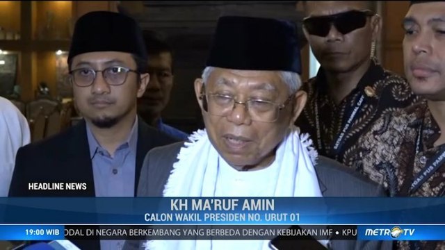 Kiai Ma'ruf Targetkan 60% Suara dari Warga Jatim