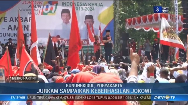 Partai Koalisi Pendukung Jokowi-Ma'ruf Gelar Kampanye Terbuka di Gunungkidul