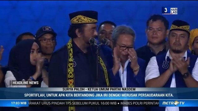 Surya Paloh Ajak Peserta Pemilu Berkompetisi Secara Sportif