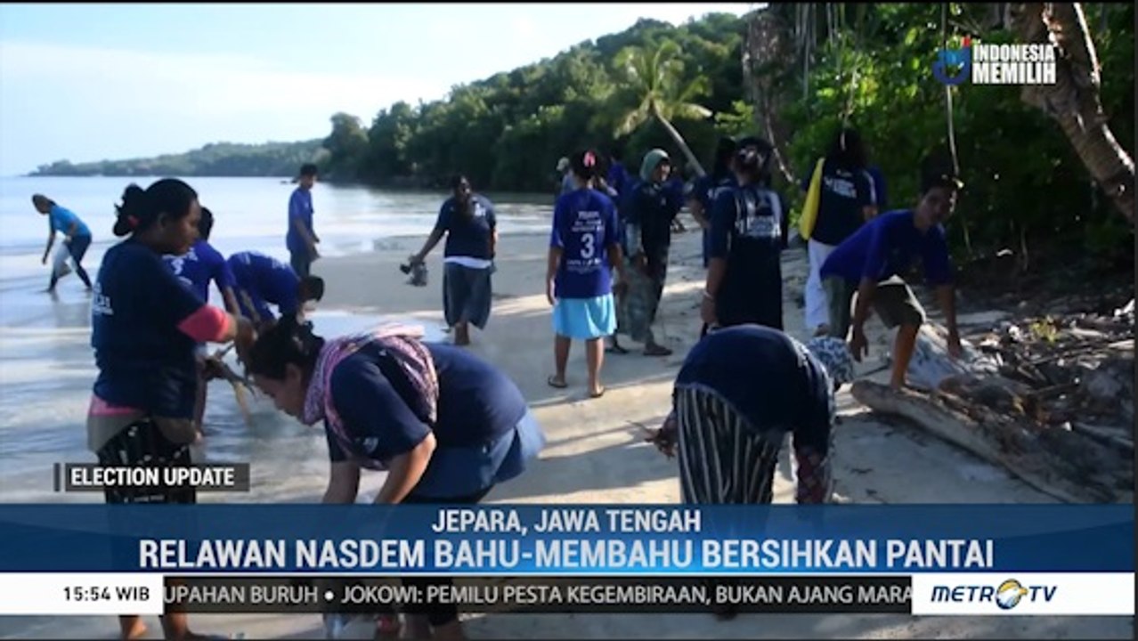 Relawan Nasdem Karimunjawa Kampanye Sekaligus B...