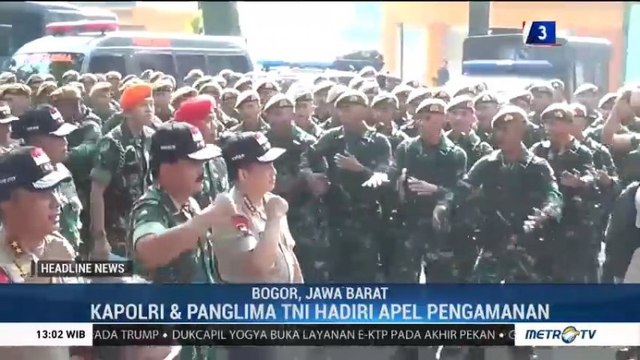 4 Ribu Pasukan Gabungan Dikerahkan untuk Amankan Pemilu