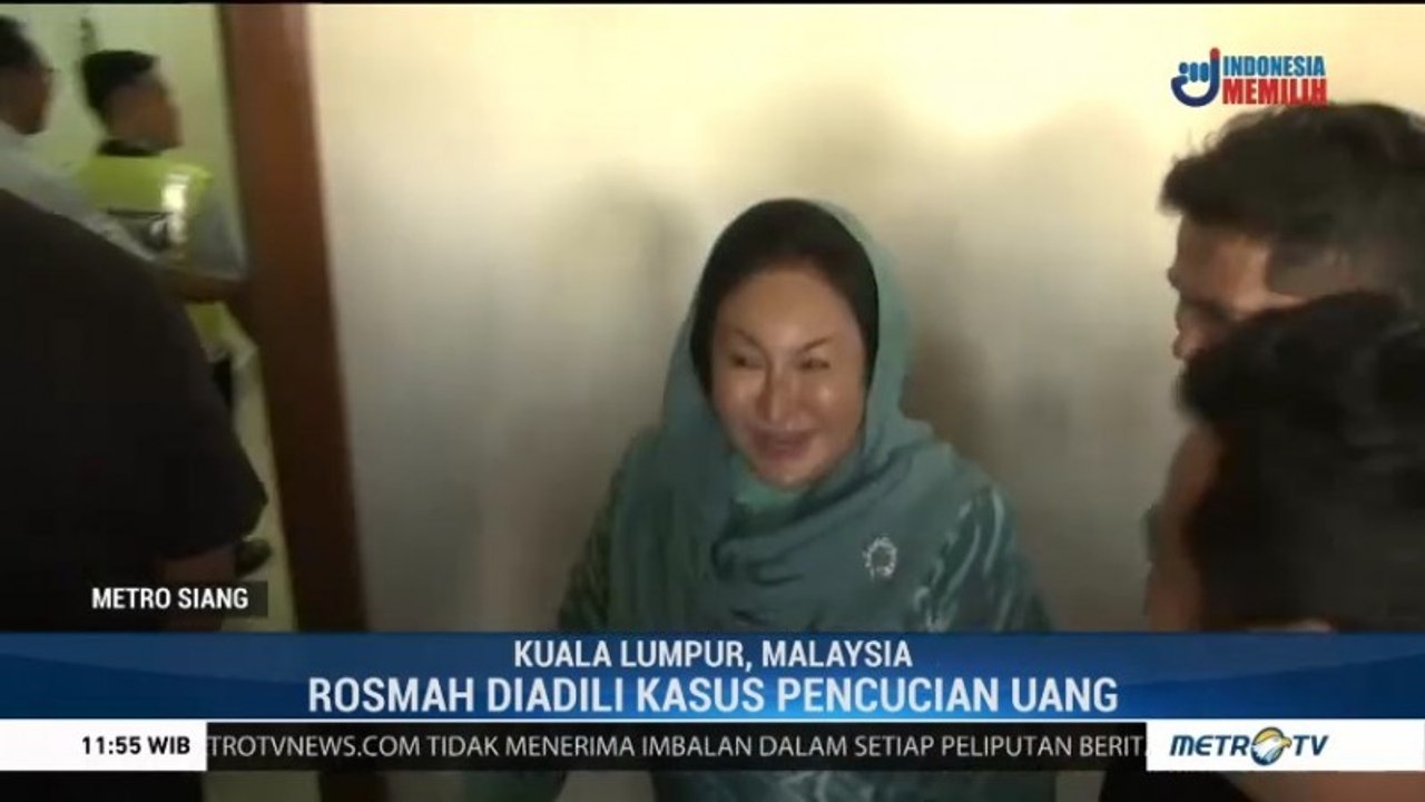 Istri Najib Razak Disidangkan dalam Kasus Skandal 1MDB