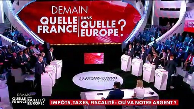 Débat des Européennes : Laurent Wauquiez réclame une baisse de 10% de l'impôt sur le revenu pour tout le monde