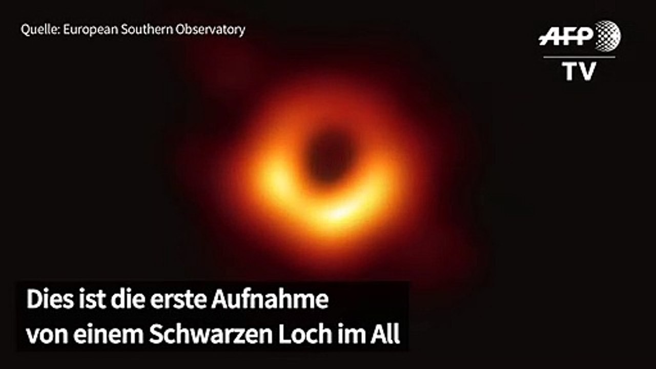 Sensation: Schwarzes Loch erstmals im Bild