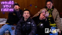 Higher Brothers hold hands everywhere, debate snakes, and more