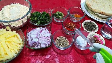 Tala Hua Naan Recipe | Besan Wala Naan Recipe