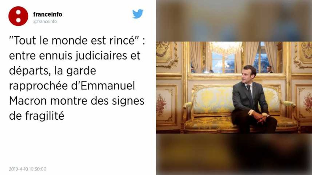 "Tout le monde est rincé" : entre ennuis judiciaires et départs, la garde rapprochée d'Emmanuel Macron montre des signes de fragilité