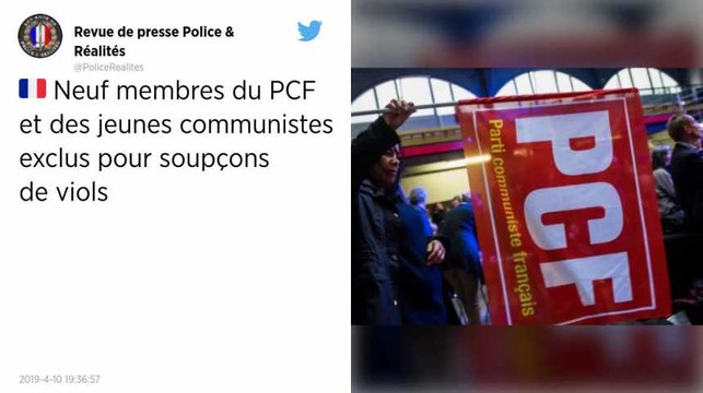 Neuf membres du PCF et des Jeunes communistes exclus ou suspendus après des accusations de viols et d'agressions sexuelles