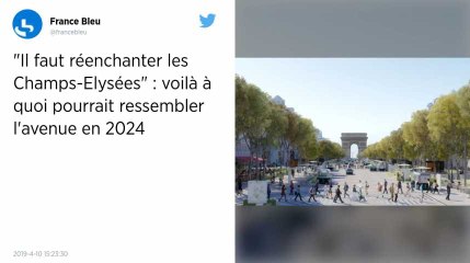 Découvrez à quoi pourraient ressembler les Champs-Élysées en 2024