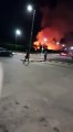 الحماية المدنية تخمد حريقا فى أشجار طريق مطار الغردقة