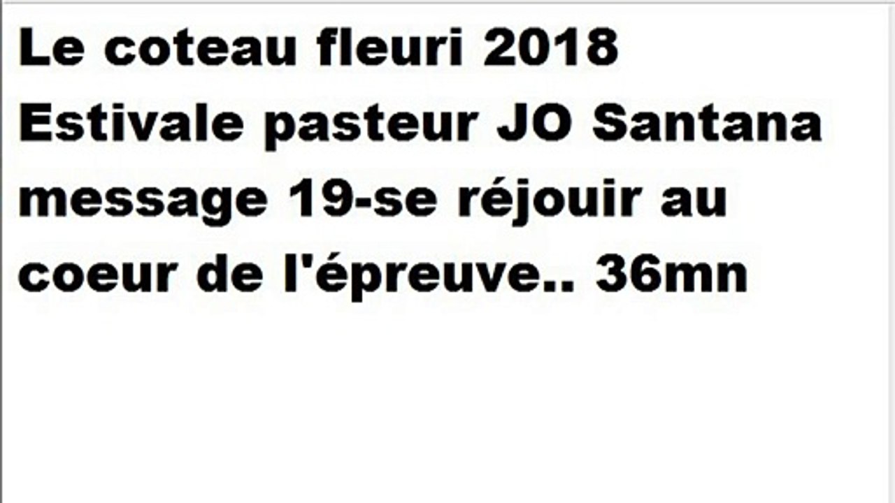 session 3- 19 se réjouir au coeur de l'épreuve