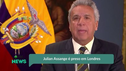 Julian Assange é preso em Londres