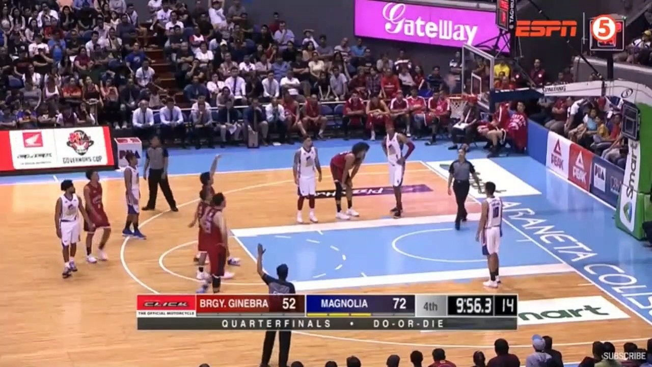 Magnolia vs Ginebra - 4th Qtr (Game 3) April 10, 2019 - Quarterfinals 2019 PBA Philippine Cup