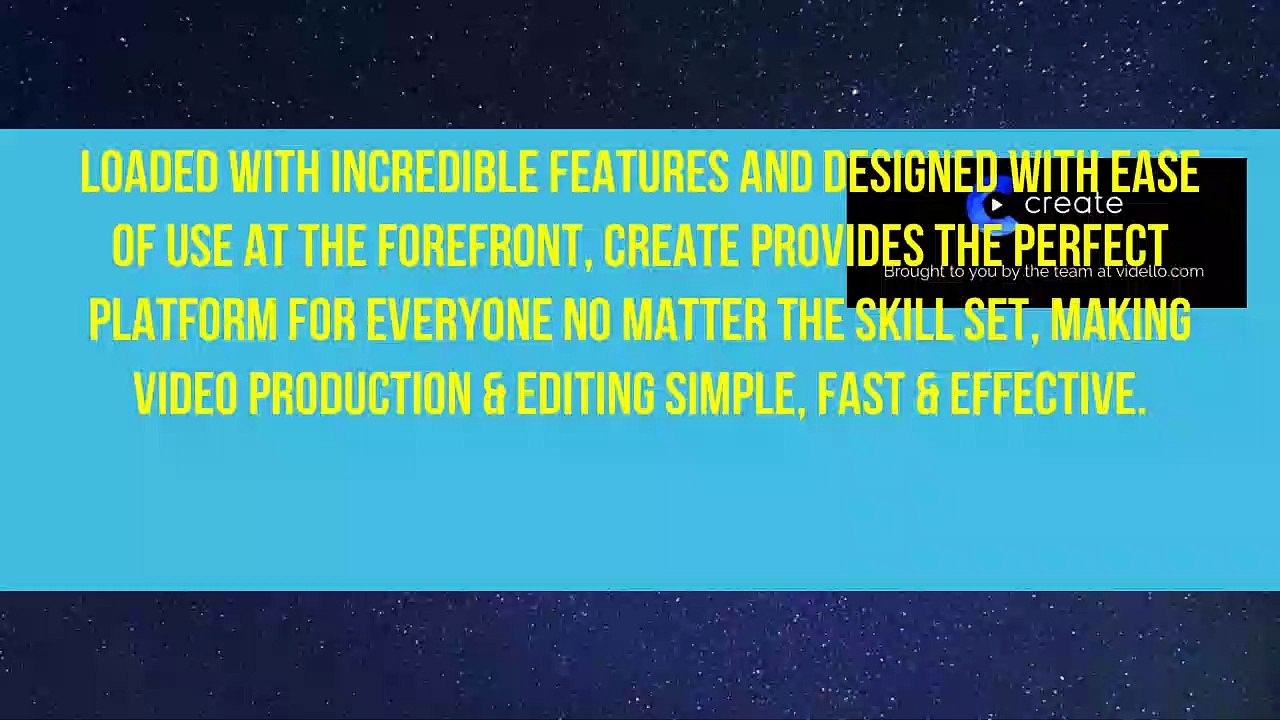 Create by Vidello Review
