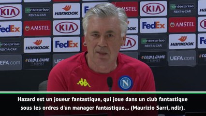 Transferts - Ancelotti : ''Hazard au Real ? Il joue déjà dans un club fantastique''