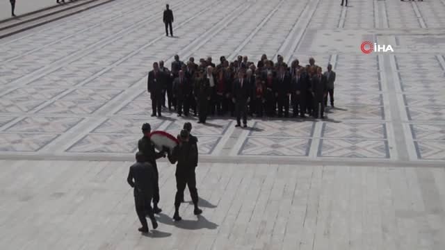 Alper Taşdelen ve Çankaya Meclis Üyeleri Anıtkabir'de