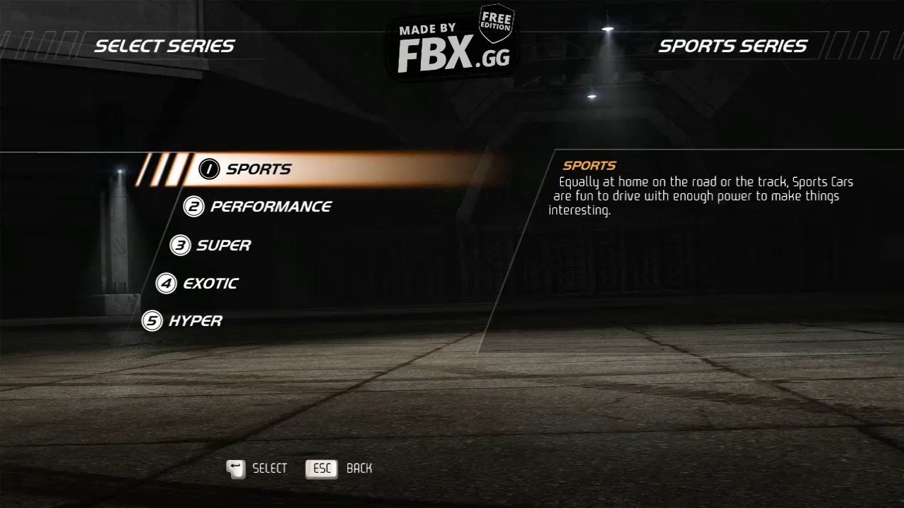 need for speed ( hot persuit ): engine sound of sport cars (Part.1)