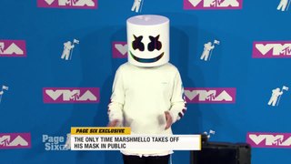 If you want to see @marshmellomusic with his mask off, you better take an @Uber! A Las Vegas driver told us that the DJ will take his mask off, but puts it back on before he gets out. We have the inside scoop on #PageSixTV!