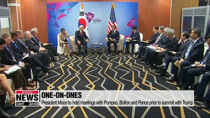 President Moon in Washington for Trump summit
