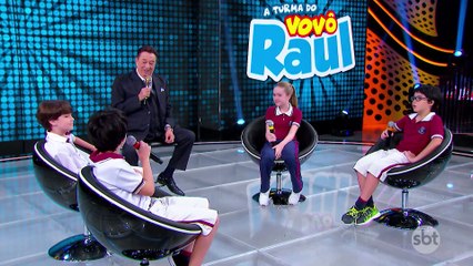 Elenco entrevista Vovô Raul Gil | As Aventuras de Poliana